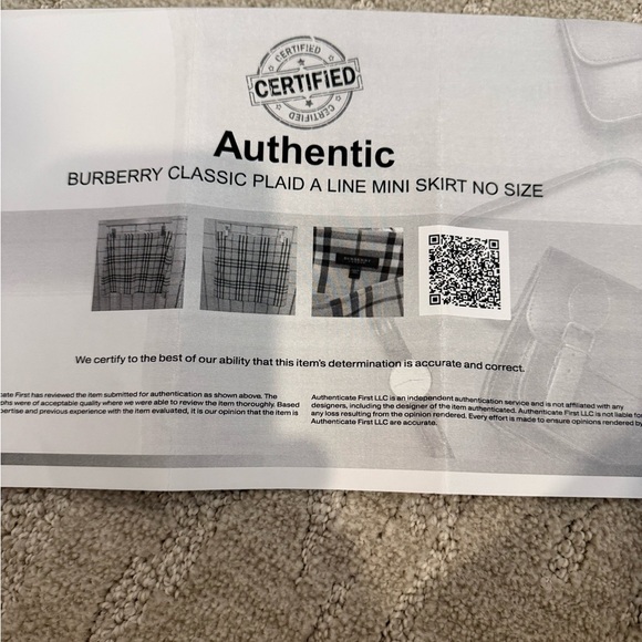 Burberry Classic Plaid Mini Skirt - Picture 8 of 8
